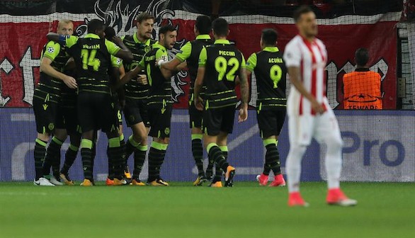 El Sporting hiela a Olympiakos en Grecia | 2-3