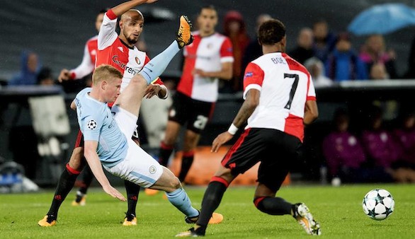 El City de Guardiola asusta ante el Feyenoord | 0-4