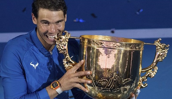 Nadal vence a Kyrgios y se alza con el Abierto de China, 12 años después