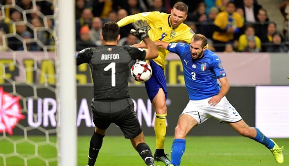 Rusia 2018. Suecia agudiza la crisis de Italia, que deberá remontar para llegar al Mundial | 1-0