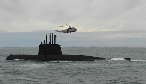 Se agota el tiempo para encontrar el submarino argentino desaparecido