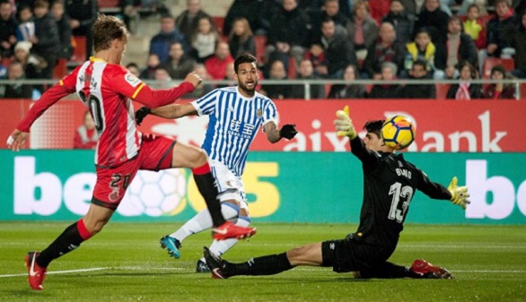 El Girona defiende Montilivi ante la Real Sociedad | 1-1