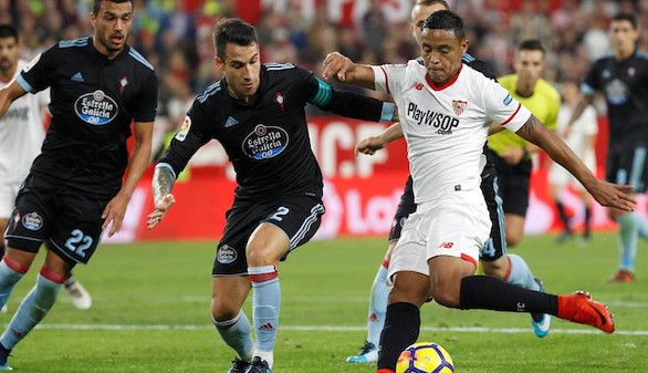 Muriel y Nolito remontan ante el Celta y sacan a flote al Sevilla | 2-1