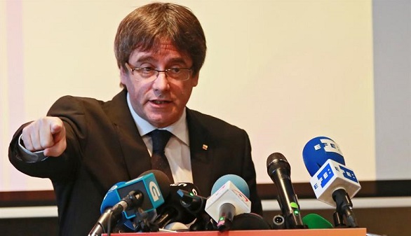 Carles Puigdemont presenta la candidatura de JuntsxCat