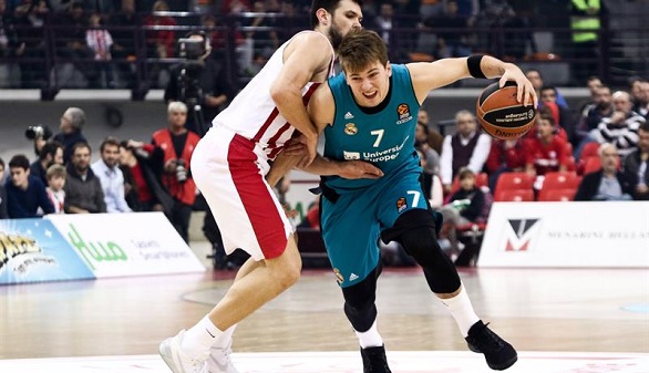 Euroliga. Un Doncic estelar tampoco es suficiente para tumbar a Olympiakos | 92-83