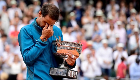 Roland Garros. Rafael Nadal, emocionado: 