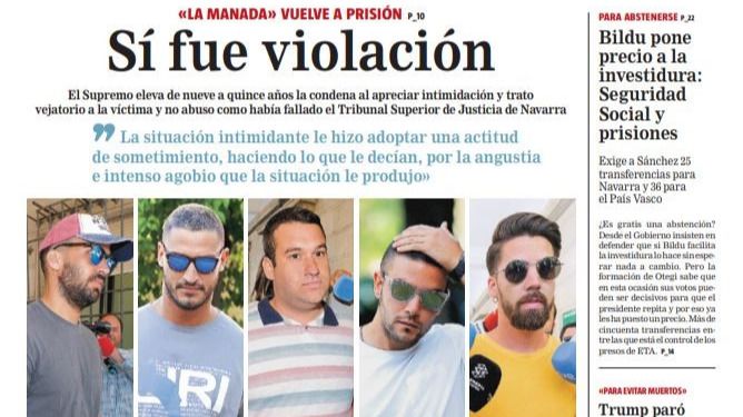 Portadas de los periódicos del sábado 22 de junio