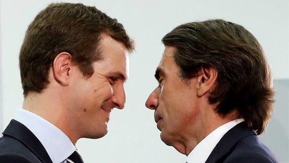 Aznar y Casado coinciden en no apoyar gratuitamente a Sánchez