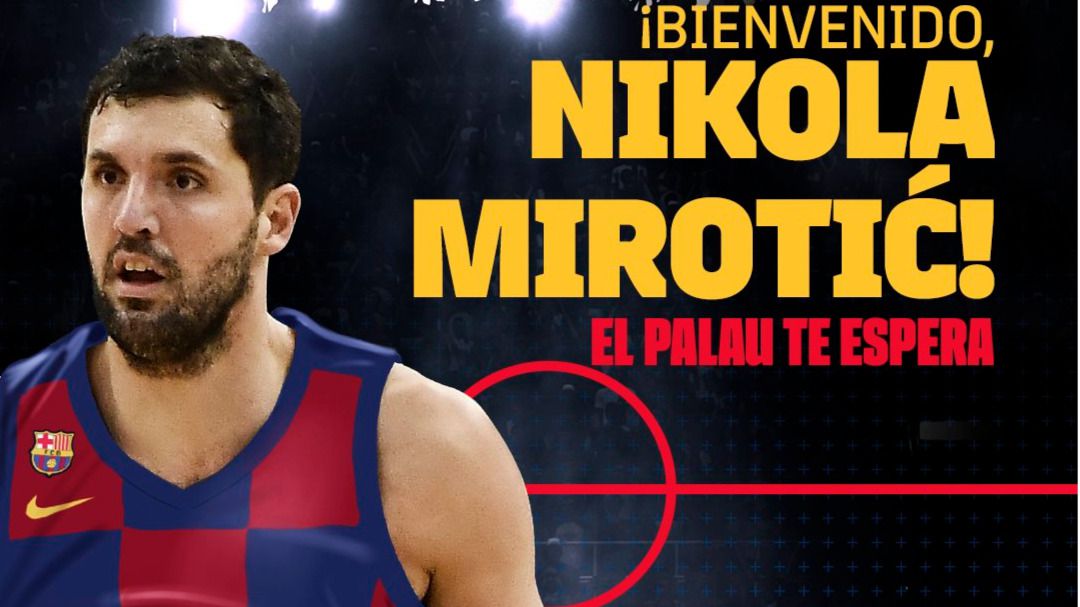 El Barcelona hace oficial el fichaje de Mirotic