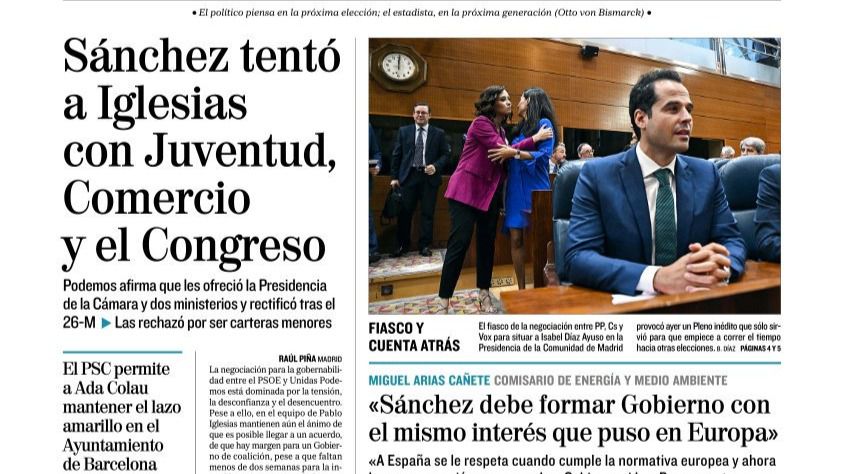 La estrategia que maquina Moncloa para investir a Sánchez (y que es clavada a la de Rajoy)