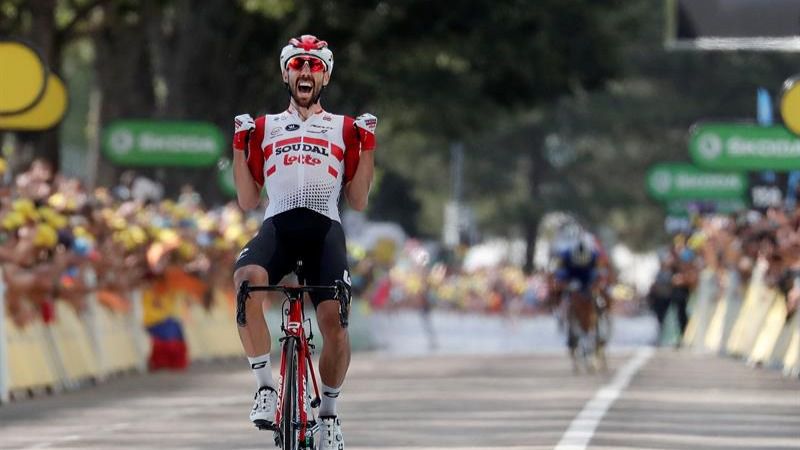 Tour. De Gendt firma una hazaña y Alaphilippe recupera el maillot amarillo