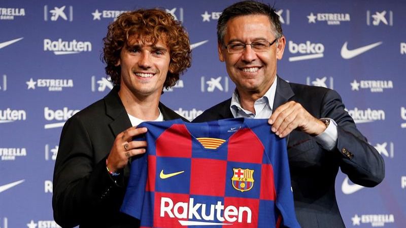La rocambolesca presentación de Griezmann como jugador del Barcelona