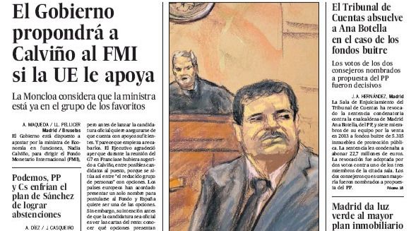 Portadas de los periódicos del jueves 18 de julio