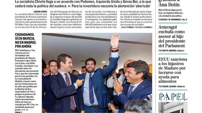Las portadas de los periódicos de hoy, sábado 27 de julio