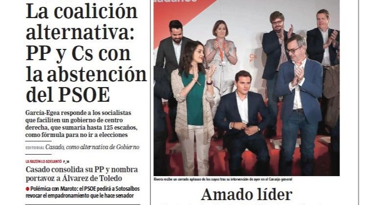 Albert Rivera, el “amado líder” de Ciudadanos
