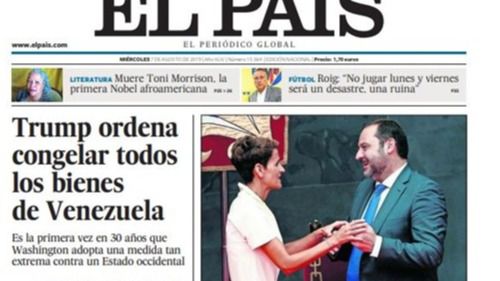 Frivolidad y pose de Pedro Sánchez