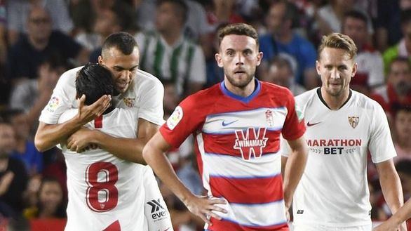 Joan Jordán desatasca al Sevilla en el derbi ante el Granada | 0-1