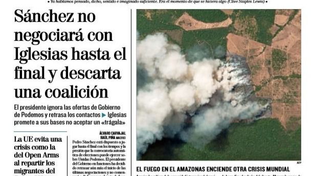 Las portadas de los periódicos del sábado 24 de agosto