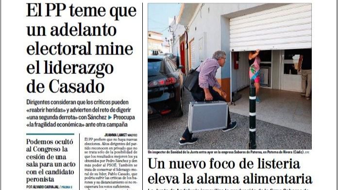 Las portadas de los periódicos de este sábado, 7 de septiembre