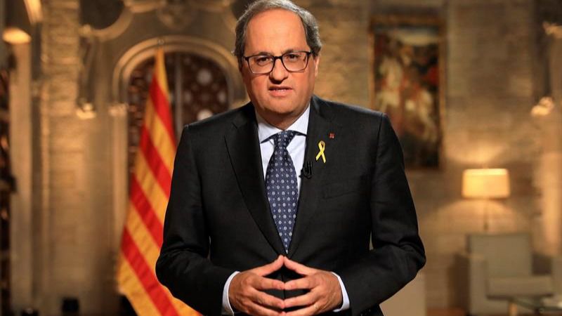 Torra calienta la Diada y aboga por "volver a ejercer el derecho de autodeterminación"