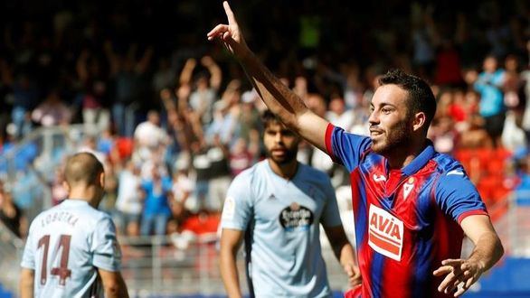 El Eibar se trabaja su espaldarazo y llena de inquietud al Celta | 2-0