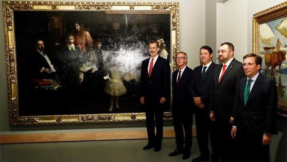 Felipe VI inaugura la Fundación María Cristina Masaveu Peterson en Madrid