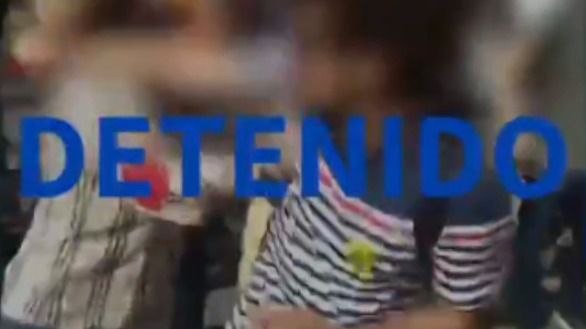 Detenido el separatista que agredió a una mujer por llevar la bandera de España