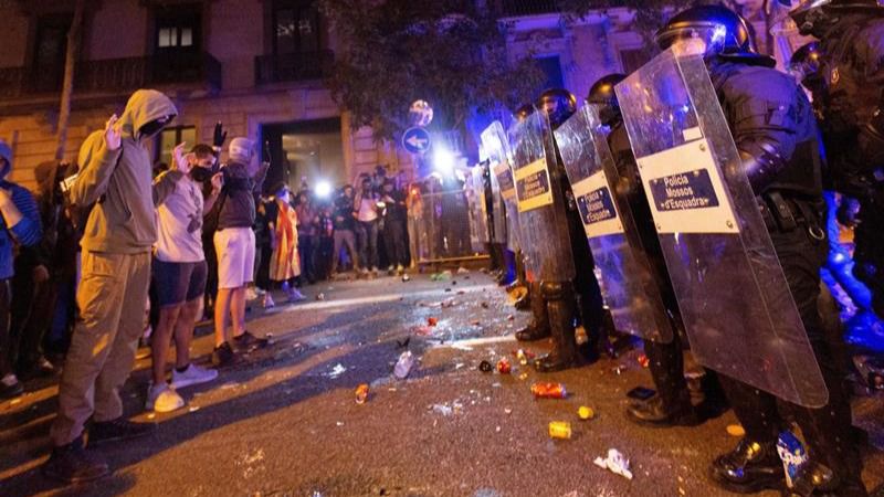 Galería | Los disturbios de Cataluña, en imágenes