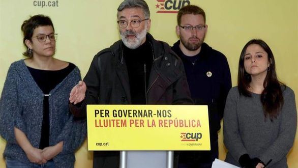 La CUP denuncia la represión de los Mossos y el Estado