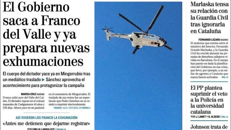 Las portadas de este viernes, 25 de octubre