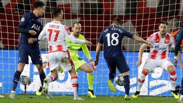 El Tottenham toma impulso y congela al Estrella Roja | 0-4