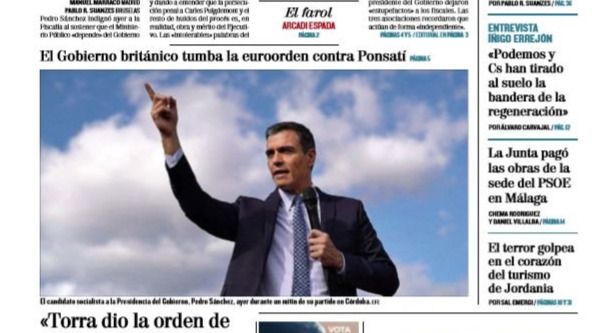 Las portadas de los periódicos de este jueves