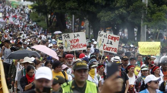 Colombia se contagia de la ola de protestas de Chile y Bolivia