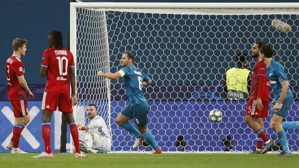 El Zenit bate al Lyon y se niega a tirar la toalla | 2-0