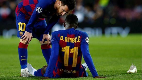 Dembelé, diez semanas de baja