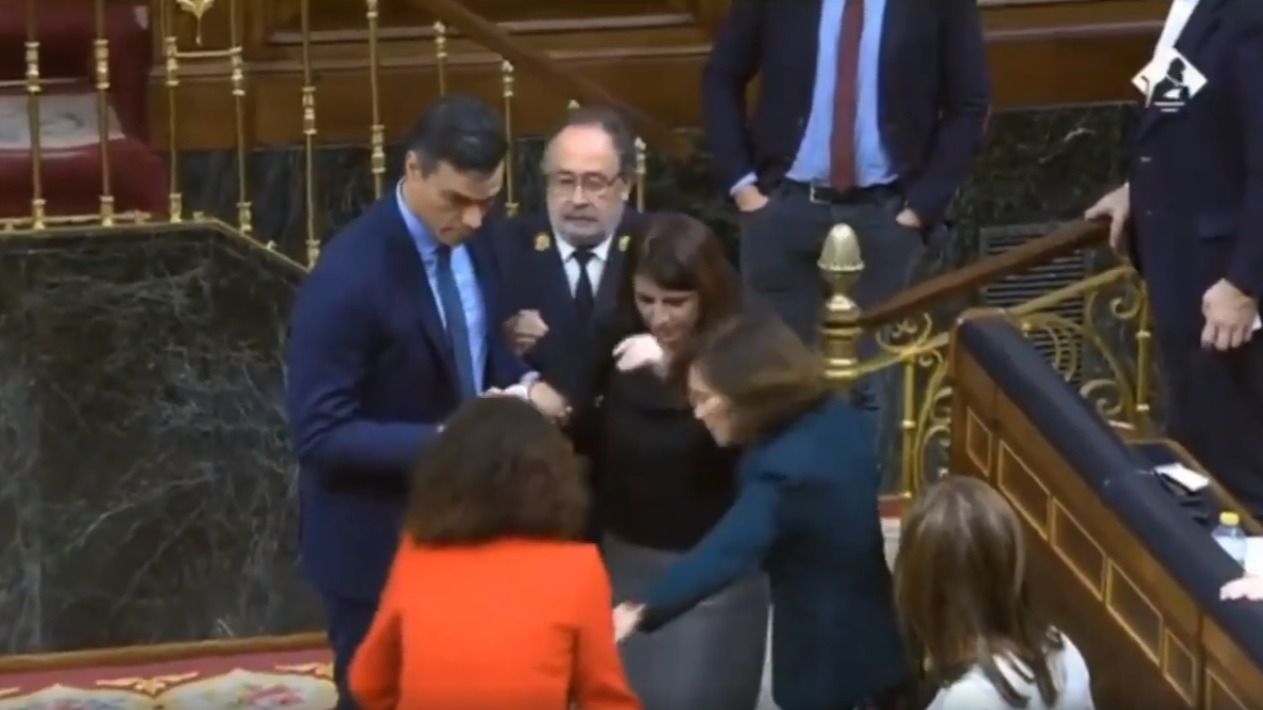De la lesión de Lastra al forcejeo entre dos diputados de Cs y Vox