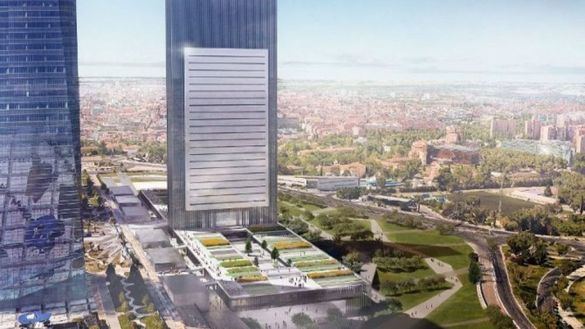 Madrid aprueba el proyecto de zona verde que dará acceso a la quinta torre de la Castellana