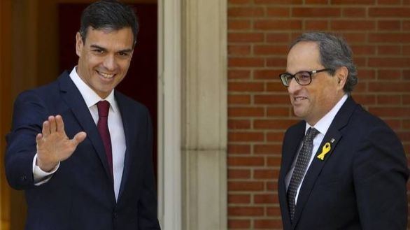 Sánchez se reunirá con Torra pese a la inhabilitación del Tribunal Supremo