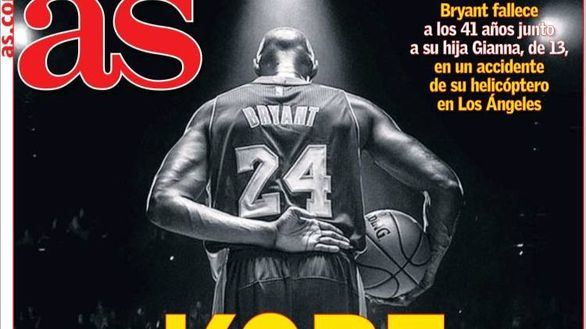 Las portadas de este lunes, 27 de enero: Adiós a Kobe Bryant