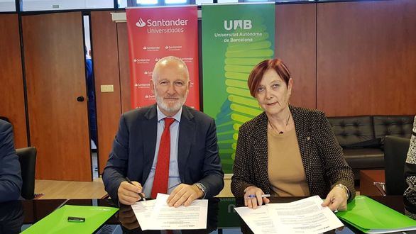 La UAB y Santander refuerzan su colaboración
