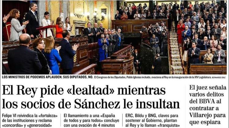 Las portadas de los periódicos de este martes, 4 de febrero