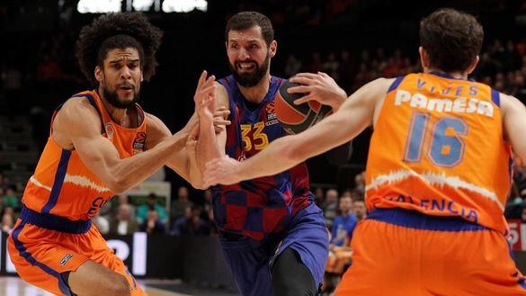 Euroliga. Mirotic culmina la remontada ante el Valencia a tres segundos del final | 76-77