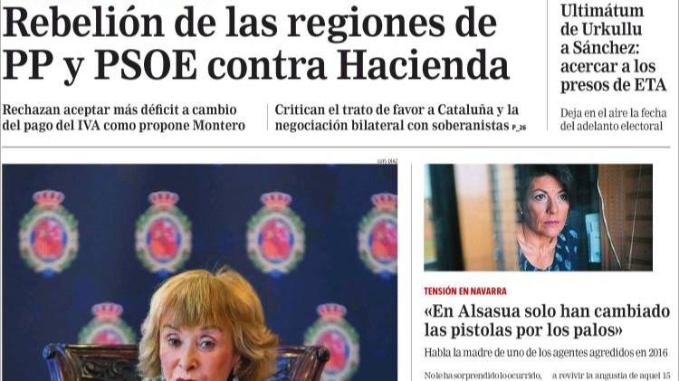 Las portadas de este sábado 8 de febrero de 2020