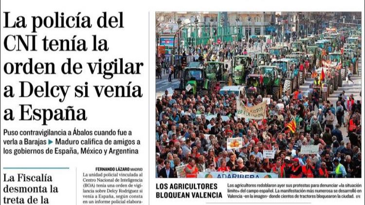 Las portadas de este sábado, 15 de febrero