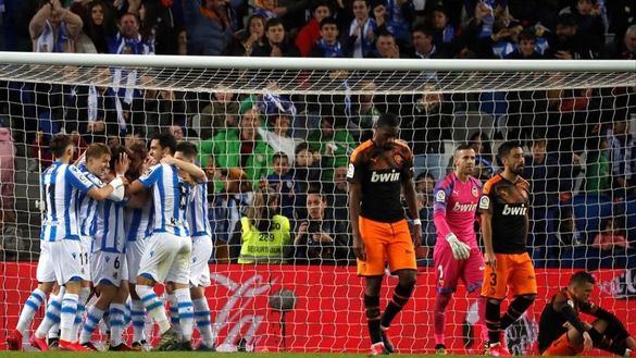 El galope de la Real Sociedad confirma la crisis del Valencia | 3-0