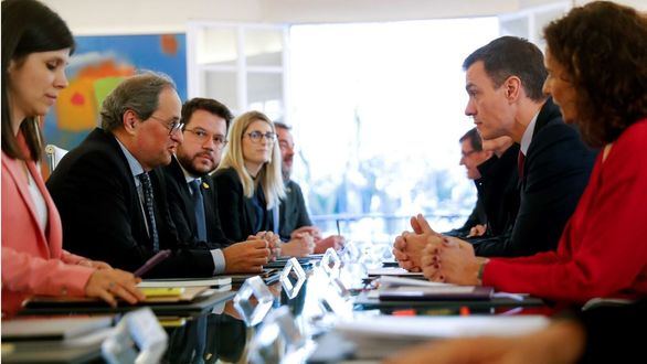 Jové, en la mesa de negociación con Sánchez, de nuevo procesado por el 1-O