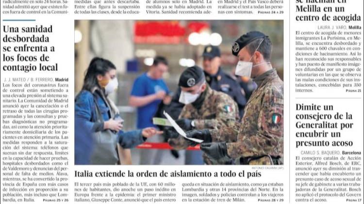 Las portadas y los titulares destacados de los periódicos de este martes