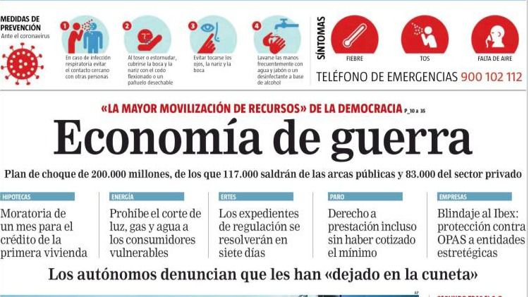 Las portadas de los periódicos de este miércoles
