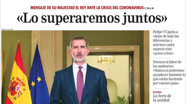 Las portadas y los titulares destacados de los periódicos de este jueves