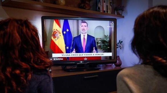 Felipe VI alcanza un 70% de cuota y los 15,2 millones de espectadores